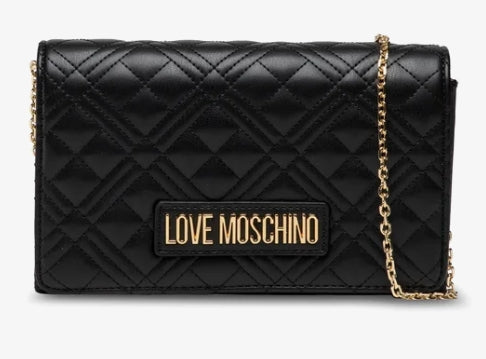 Love Moschino borsa quilted pu nero